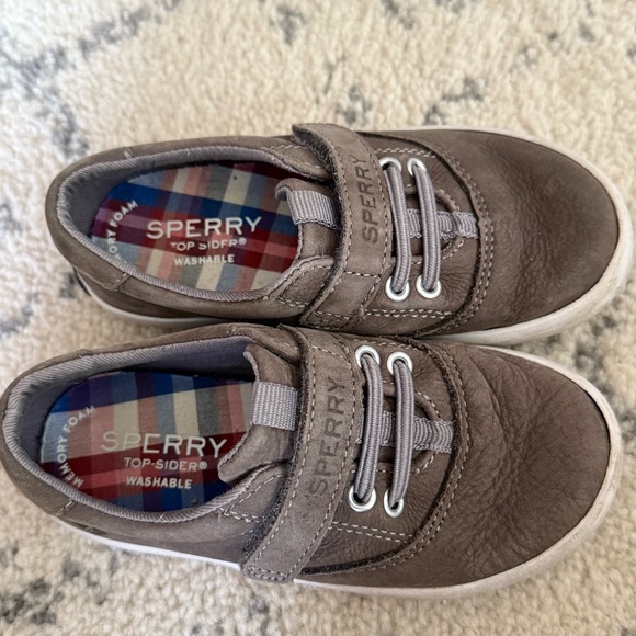 Sperry Spinnaker Junior Washable Sneaker in Grey Size 8.5 - Picture 6 of 8